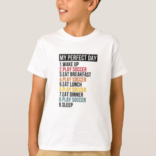 T-shirt Ma Journée Parfaite De Football