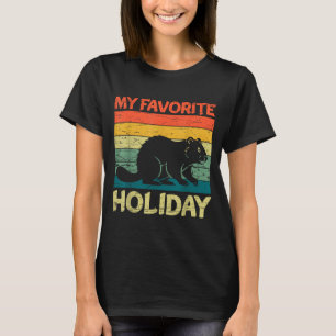 T-shirt Ma journée préférée de Groundhog Day Rétro Sunset 