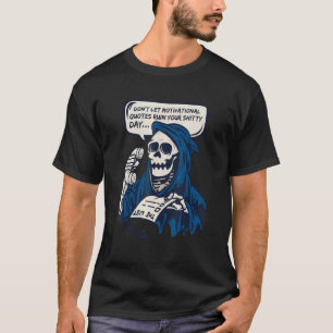 T-shirt Ma liste à faire Skeleton fermé Grim Reaper