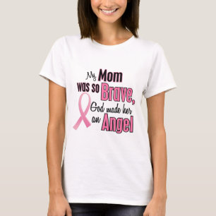 T-shirt Ma maman est un cancer du sein d'ange
