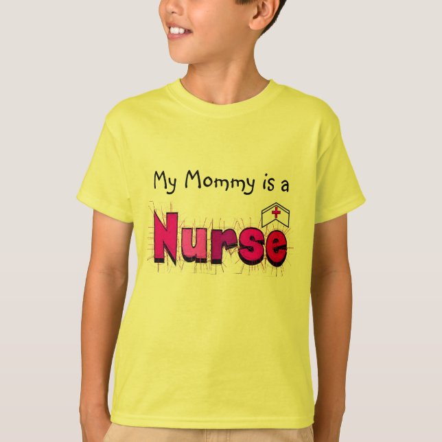 T-shirt Ma maman est une infirmière--T-shirt d'enfants (Devant)