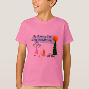 T-shirt Ma maman "praticienne d'infirmière" badine le