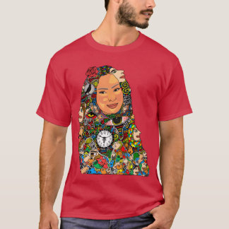 T-shirt ma mère est le secret de mon rétro happines