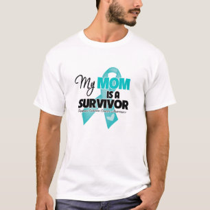 T-shirt Ma mère est une survivante - Cancer de l'ovaire