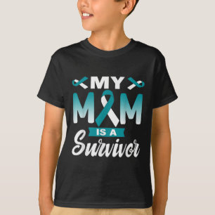 T-shirt Ma Mère Est Une Survivante Conscience Du Cancer Du