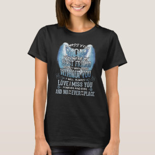 T-shirt Ma Mère Manquante Vit Dans Le Ciel Pour Fils Fille