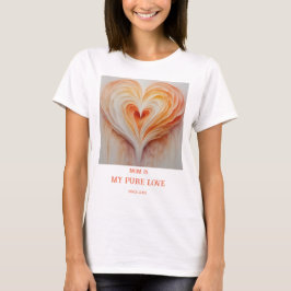 T-shirt Ma mère personnalisée est mon amour pur