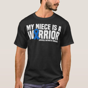 T-shirt Ma nièce est une guerrière Sensibilisation à l'art