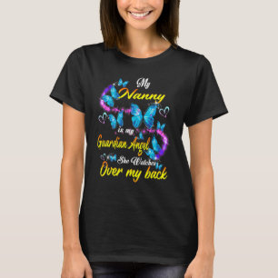 T-shirt Ma Nounou Est Mon Ange Gardien Qu'Elle Surveille S