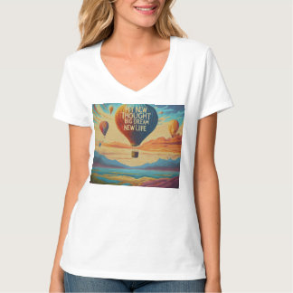 T-shirt Ma nouvelle pensée, Mon nouveau rêve, Ma nouvelle 