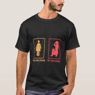 T-shirt Ma petite amie contre ta petite amie   cowgirl