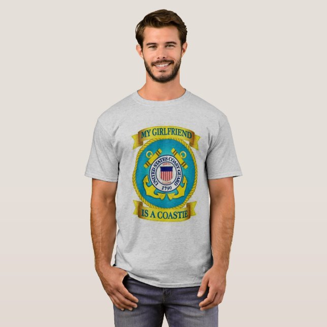 T-shirt Ma Petite Amie Est Une Costie (Devant entier)