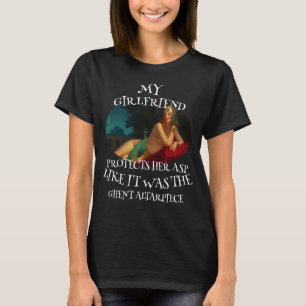 T-SHIRT MA PETITE AMIE PROTÈGE SON ASP COMME SI C'ÉTAIT LE