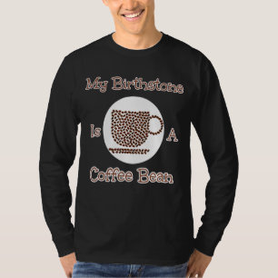 T-shirt Ma Pierre De Naissance Est Une Conception De Café