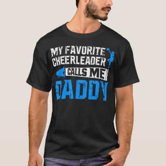 T-shirt Ma Pom-Pom Girl Préférée M'appelle Papa Chemise Ch