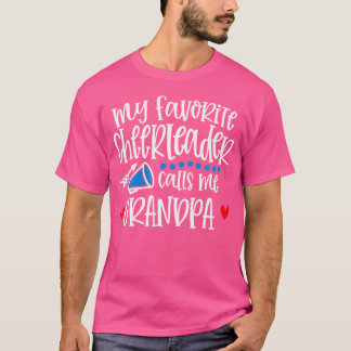 T-shirt Ma pom-pom girl préférée m'appelle papy drôle Che
