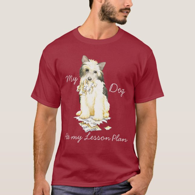 T-shirt Ma poudrière a mangé mon plan de leçon (Devant)