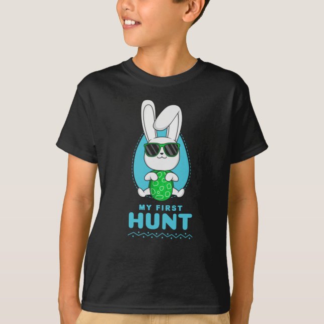 T-shirt Ma première chasse aux oeufs de Pâques (Devant)