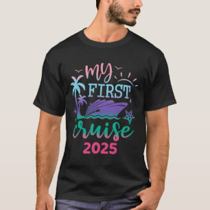 T-shirt Ma première croisière 2025 Famille Voyage de batea