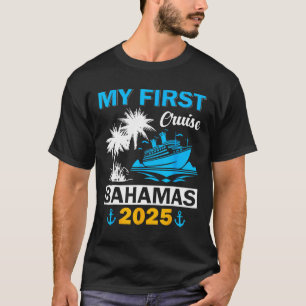 T-shirt Ma première croisière Bahamas 2025 Famille corresp