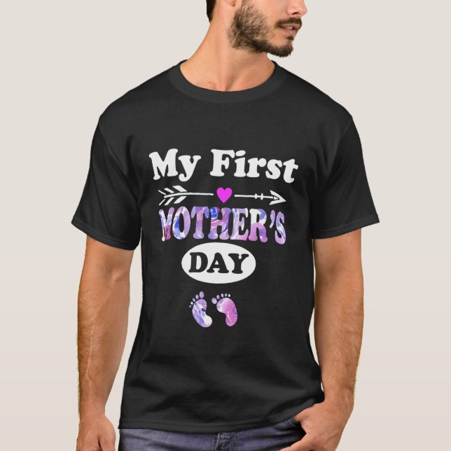 T-shirt Ma première fête des mères 2022 Première fois Mama (Devant)