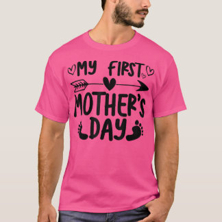 T-shirt Ma première fête des mères Grossesse Faire-part Pr