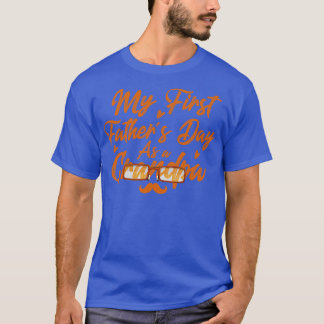 T-shirt Ma Première Fête des pères En Tant Que Grand-Père 