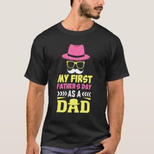T-shirt Ma Première Fête des pères En Tant Que Papa Premiè