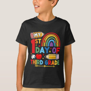 T-shirt Ma première journée de 3e année Troisième année Ar