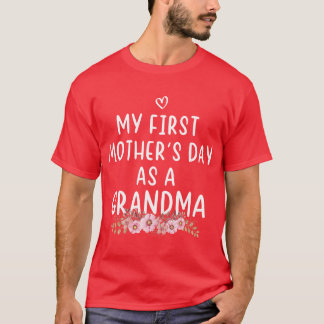 T-shirt ma première mère en tant que grand-mère Fête des m