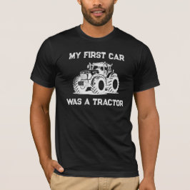 T-shirt Ma première voiture était un tracteur drôle de fer