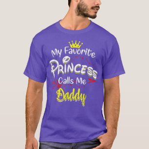 T-shirt Ma Princesse Favorite M'Appelle Papa 