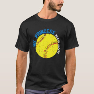 T-shirt Ma Princesse Porte Des Classes - Softball Baseball
