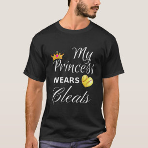 T-shirt Ma princesse porte un cadeau de softball pour mama