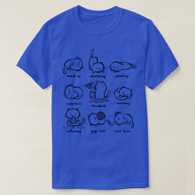 T-shirt Ma routine (Design devant)