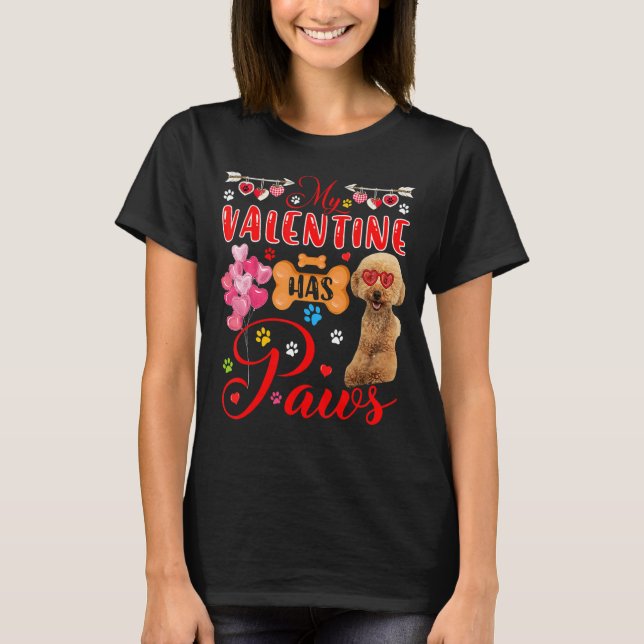 T-shirt Ma Saint Valentin A Pâtes Mignonnes Lunettes de so (Devant)