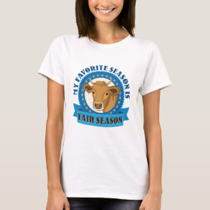 T-shirt Ma saison préférée est Salon Stock de saison équit