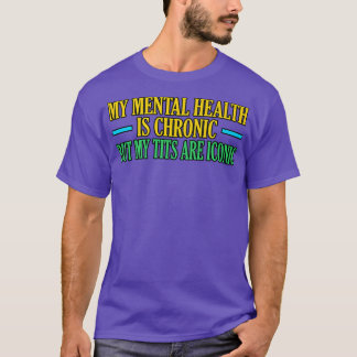 T-shirt Ma Santé Mentale Est Un Soutien À La Sensibilisati