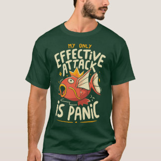 T-shirt Ma Seule Attaque Efficace Est Panique Attaque Pani