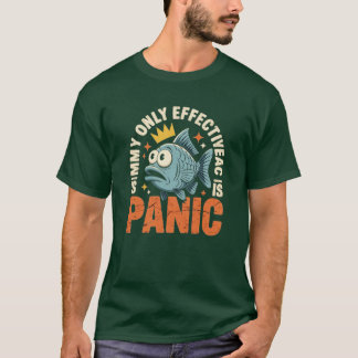 T-shirt Ma Seule Attaque Efficace Est Panique Attaque Pani