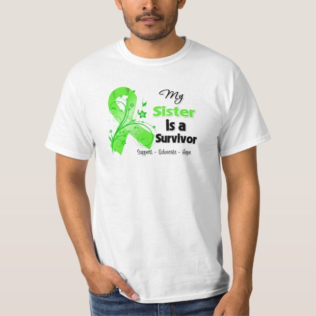 T-shirt Ma soeur est une survivante de lymphome (Devant)