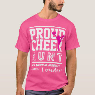T-shirt Ma tante de cheerleading fière de cheer ma tante