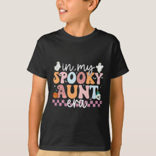 T-shirt Ma tante Éffrayante Era Halloween Rétro Super Tant