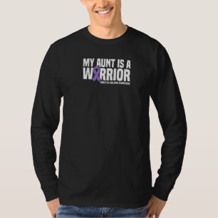 T-shirt Ma Tante Est Une Guerrière Sensibilisation À La Vi