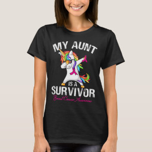 T-shirt Ma Tante Est Une Unité De Sensibilisation Au Cance