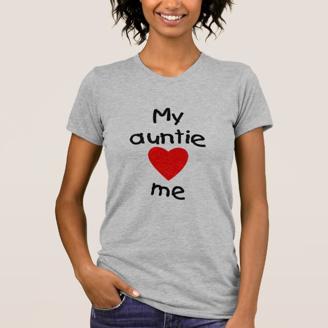 T-shirt Ma tante Loves Me (Devant)