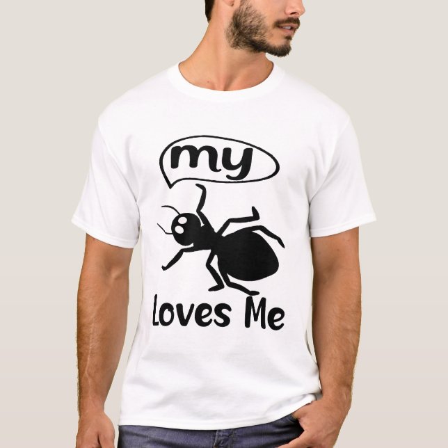 T-shirt Ma Tante M'Aime Amusante Et Amoureuse (Devant)