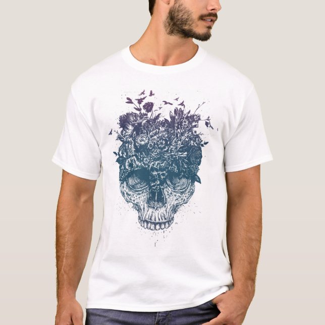 T-shirt Ma tête est une jungle (Devant)