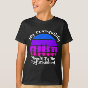 T-shirt Ma tranquillité a besoin d'être rénovée Queen's Su