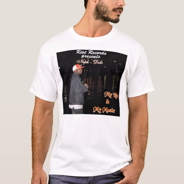 T-shirt Ma vie et ma musique (Devant)